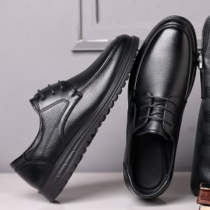 (image for) X3305-P145 Autumn new men's casual leather shoes, men's trendy soft bottom soft leather men's shoes loafers